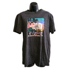 The North Face Tee Women's Med Short Sleeve Beach Surf T-Shirt Black Hawaii